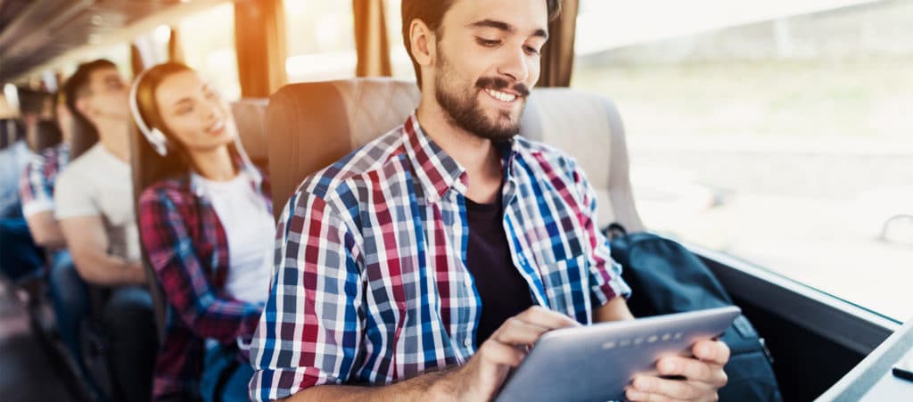Entretenimiento a bordo en los autobuses de Bilman Bus