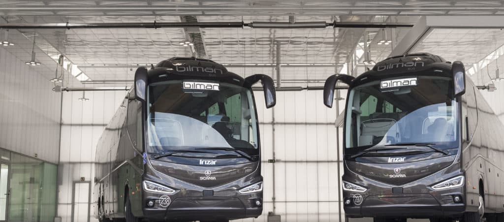 descubre los autobuses de Bilman Bus